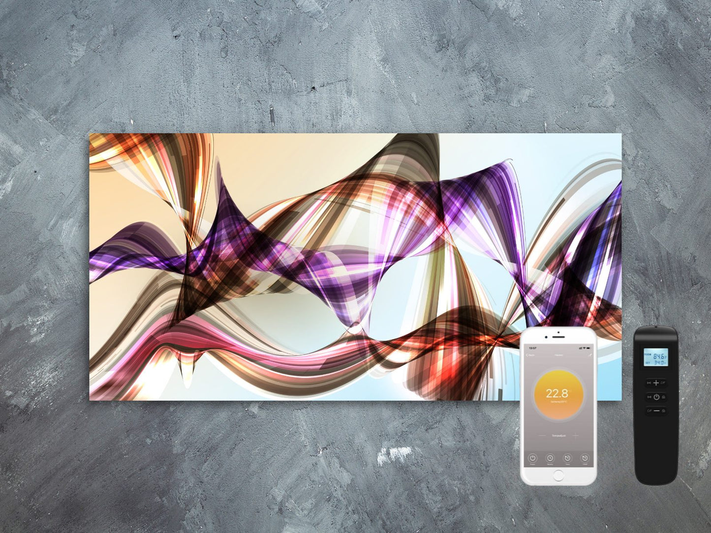Bezrámový infrapanel FRAMELESS 700W | Výhřevnost 12,5 m2 | 112x60 cm | WiFi termostat