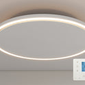 Stropní infrapanel CEILING LED DESIGN 750W | Výhřevnost 13.6 m2 | Průměr 60 cm | LED světlo | Bezdrátový termostat