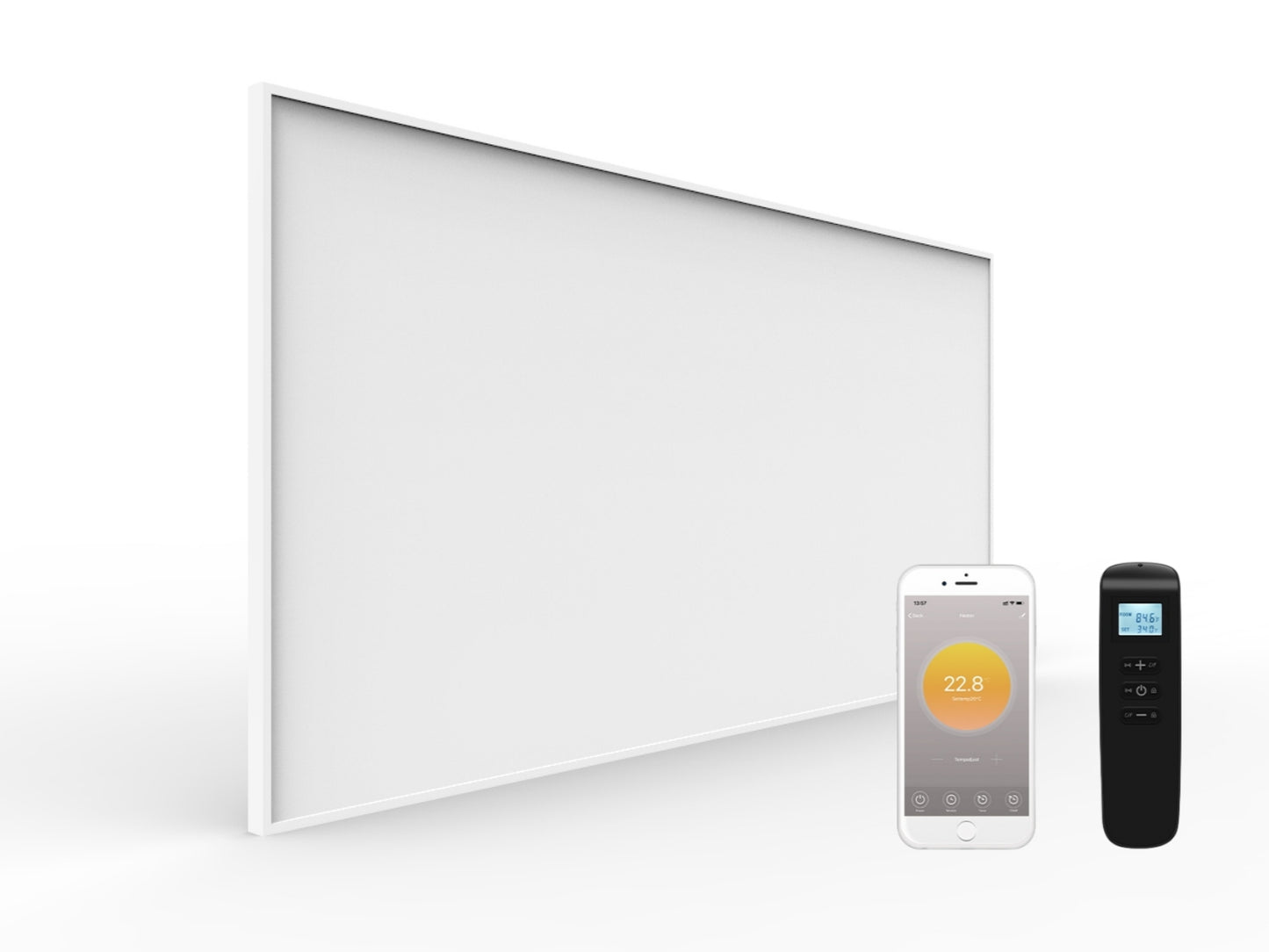 Nástěnný infrapanel BASIC 700W | Výhřevnost 12.5 m2 | 120x60 cm | WiFi termostat
