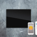 Skleněný Infrapanel GLASS 450W Černý | Výhřevnost 8 m2 | 80x60 cm | WiFi termostat