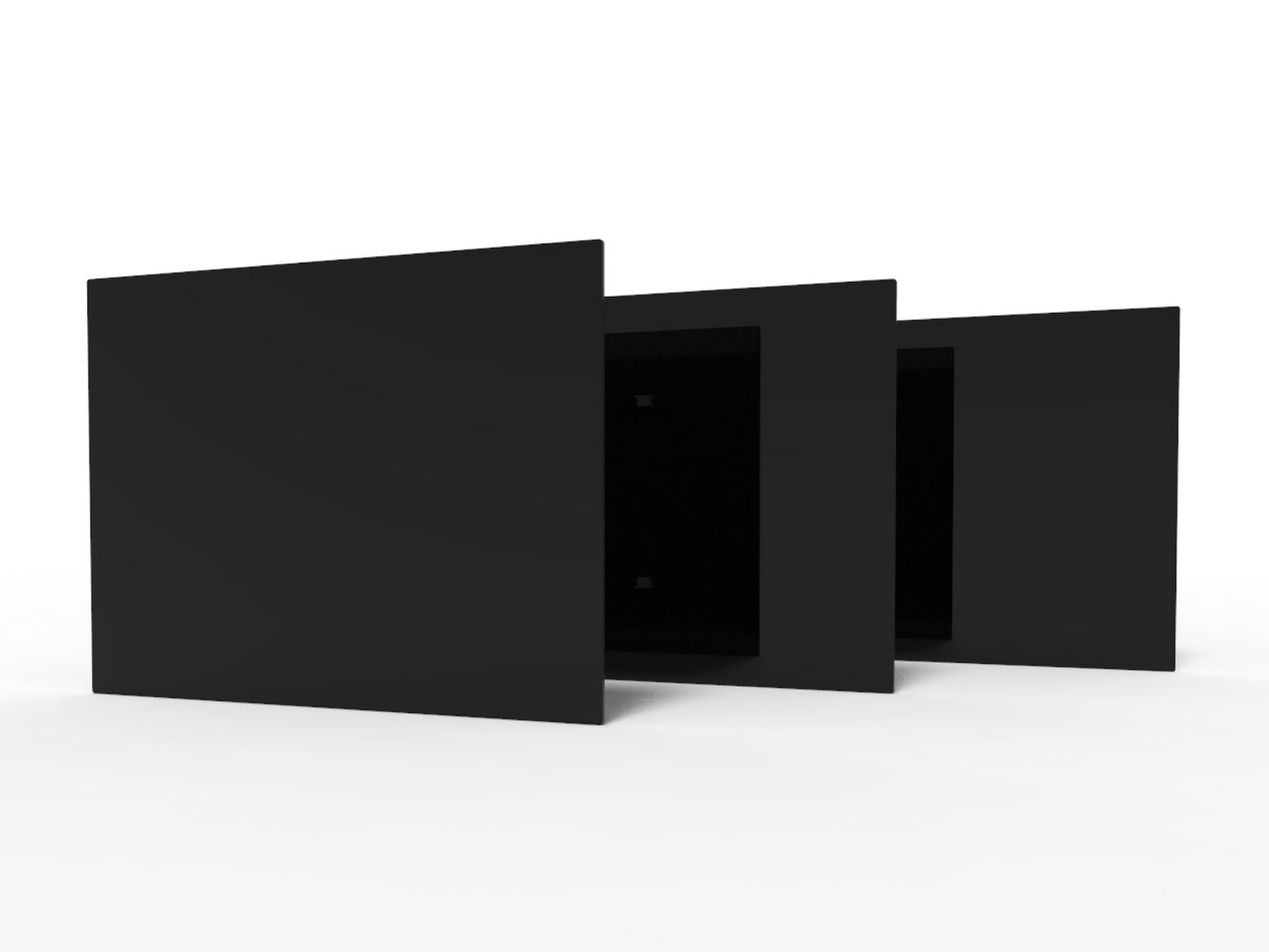 Skleněný Infrapanel GLASS 450W Černý | Výhřevnost 8 m2 | 80x60 cm | WiFi termostat