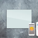 Skleněný Infrapanel GLASS 450W Mléčné sklo | Výhřevnost 8 m2 | 80x60 cm | WiFi termostat