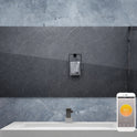 Zrcadlový infrapanel MIRROR 580W | Výhřevnost 10,5 m2 | 100x60 cm | WiFi termostat | Dálkový ovladač | Zrcadlo na šířku