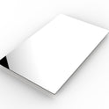 Zrcadlový infrapanel s LED osvětlením MIRROR 320W | Výhřevnost 6 m2 | 60x60 cm | WiFi termostat | Dálkový ovladač | Zrcadlo na šířku