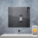 Zrcadlový infrapanel MIRROR 320W | Výhřevnost 6 m2 | 60x60 cm | WiFi termostat | Dálkový ovladač | Zrcadlo na šířku