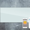 Skleněný Infrapanel GLASS 700W Mléčné sklo | Výhřevnost 12,5 m2 | 120x60 cm | WiFi termostat