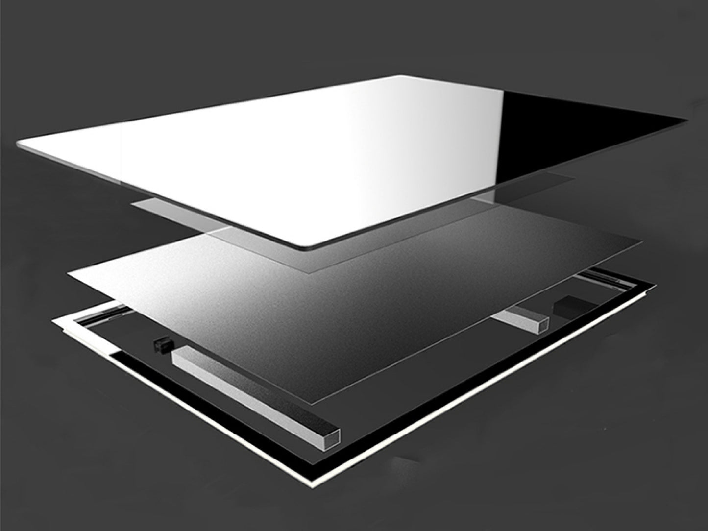 Chytré infrazrcadlo SMART MIRROR 250W | Výhřevnost 4,5 m2 | 80x60 cm | WiFi termostat | Dálkové ovládání | LED světlo | Zrcadlo na šířku