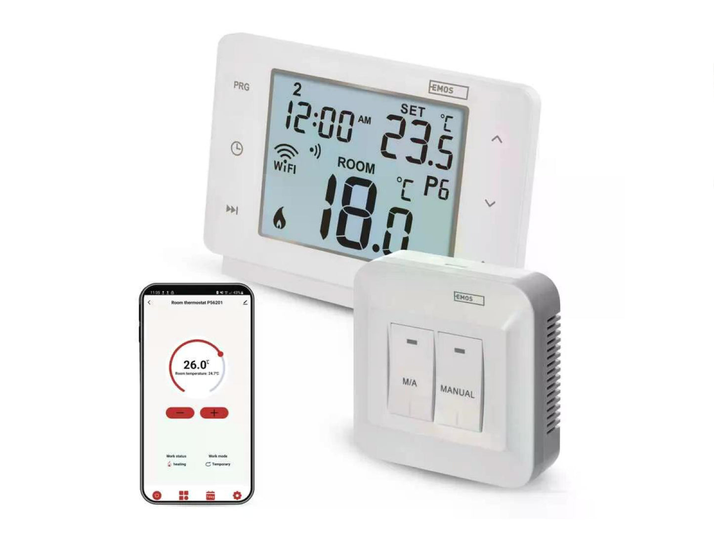 Bezdrátový WiFi termostat EMOS GOSMART P56211