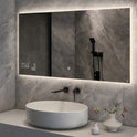 Chytré infrazrcadlo SMART MIRROR 200W | Výhřevnost 3.6 m2 | 60x60 cm | WiFi termostat | Dálkové ovládání | LED světlo
