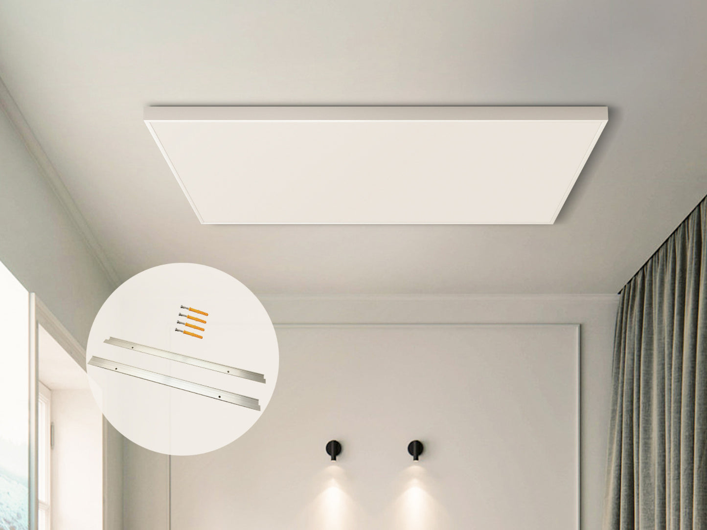 Stropní Infrapanel CEILING PRO 400W | Výhřevnost 8 m² | 60×60 cm | Termostat na dálkové ovládání
