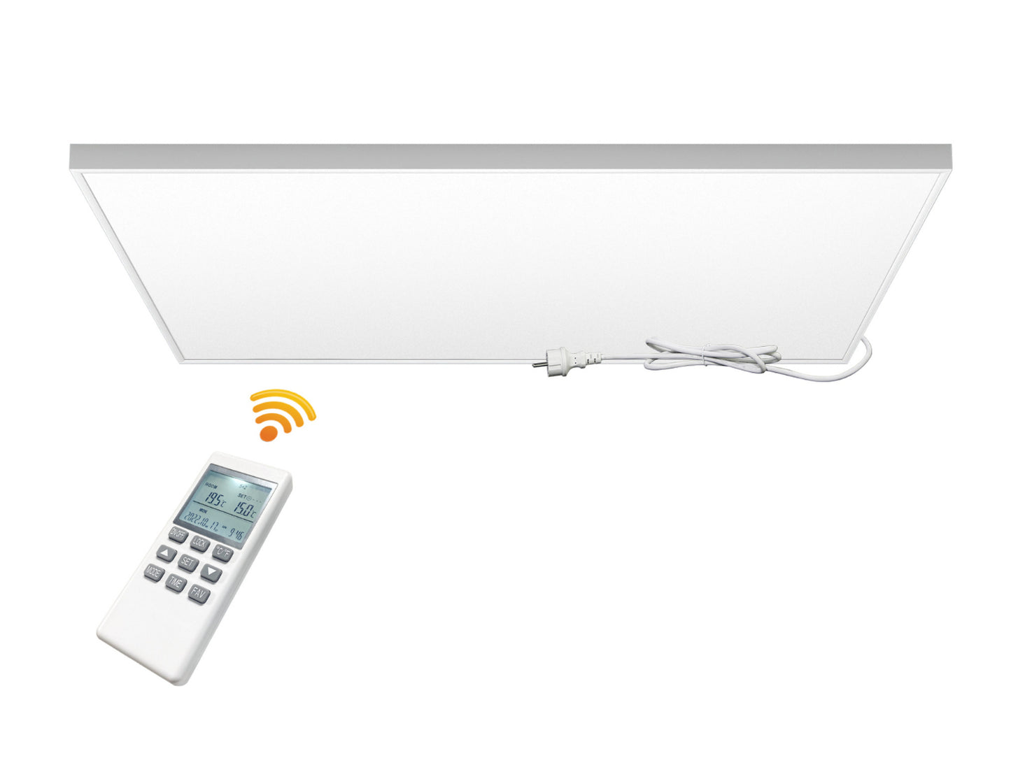Stropní Infrapanel CEILING PRO 400W | Výhřevnost 8 m² | 60×60 cm | Termostat na dálkové ovládání