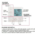 Stropní Infrapanel CEILING LED 660W | Výhřevnost 12 m2 | 108x63 cm | LED světlo | Bezdrátový termostat
