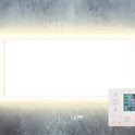 Stropní Infrapanel CEILING LED 800W | Výhřevnost 14.5 m2 | 128x63 cm | LED světlo | Bezdrátový termostat