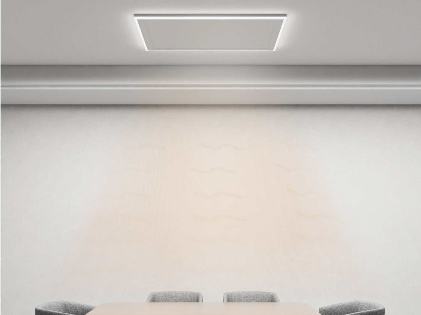 Stropní Infrapanel CEILING LED 800W | WiFi | Výhřevnost 14.5 m2 | 128x63 cm | LED světlo | Bezdrátový WiFi termostat