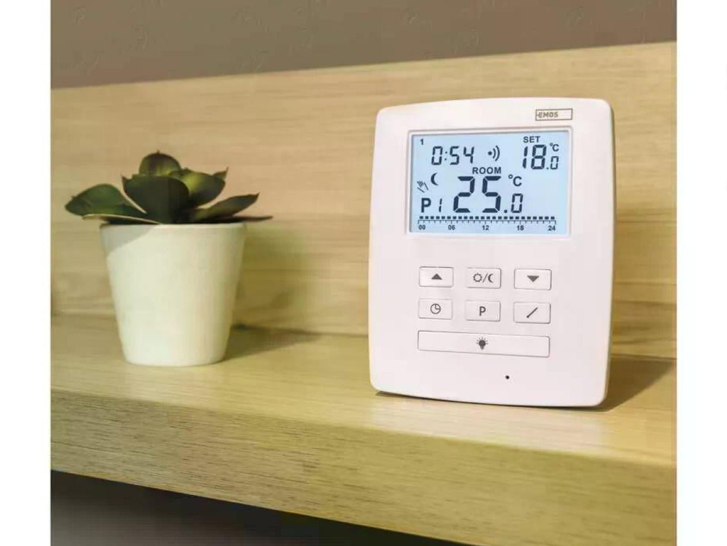 Bezdrátový programovatelný termostat EMOS P5611OT | Opentherm | Pro více panelů