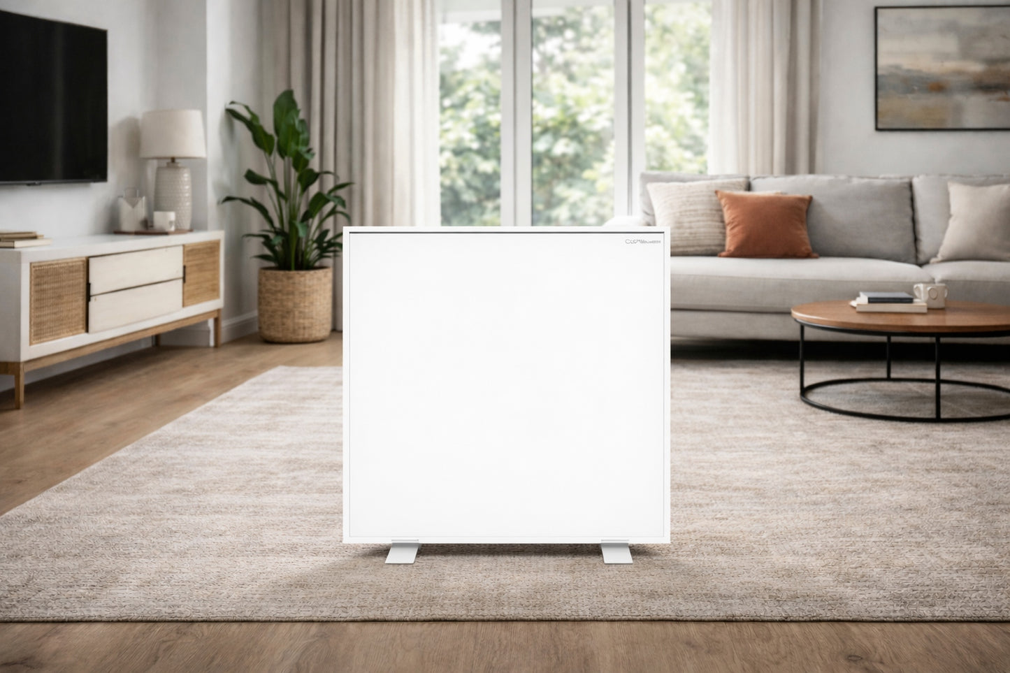 Volně stojící infrapanel BASIC STAND 350W | Výhřevnost 6.5 m2 | 60x60 cm | WiFi termostat