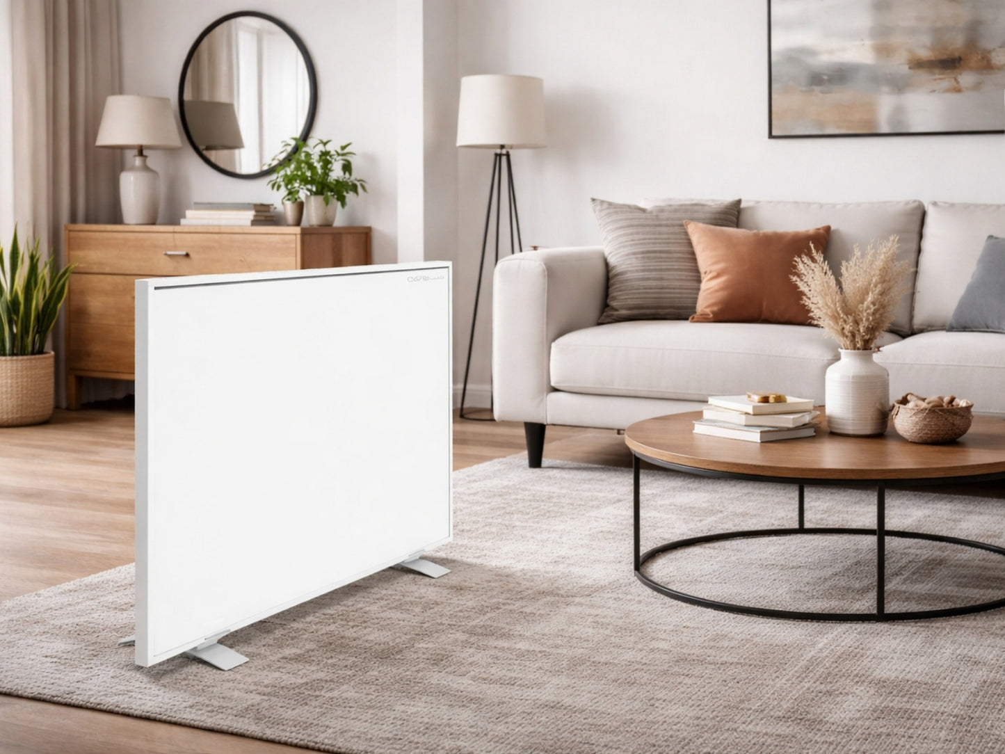Volně stojící infrapanel BASIC STAND 700W | Výhřevnost 12.5 m2 | 120x60 cm | WiFi termostat